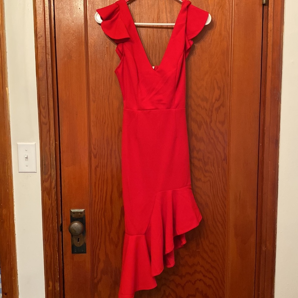 Red cocktail dress NWT Saints & Secrets xs/s